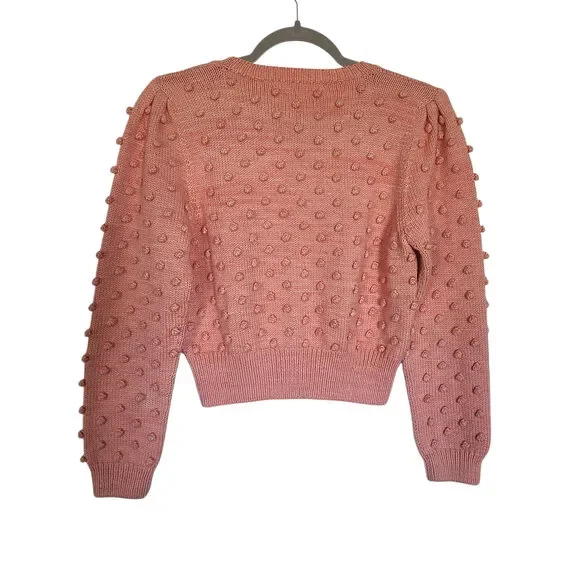 MISHA & PUFF WOMAN ELLIE POPCORN CARDIGAN Size XS